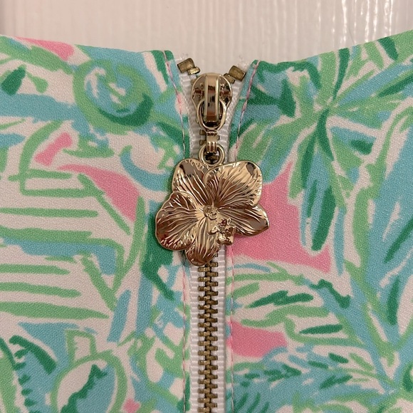Lilly Pulitzer Vivian Stretch Shift in Mandevilla Baby New Size 4 - Picture 8 of 11